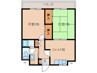 中津駅 徒歩10分 7階の物件間取画像